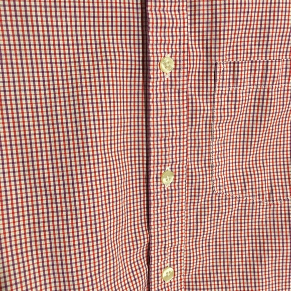 3/$20 🎁 FREE GIFT JCrew slim red purple check white button XS - Picture 6 of 8